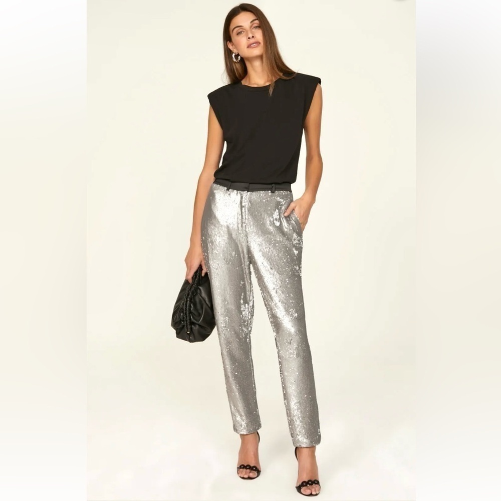 New ALL SAINTS Leigh Sequin Trouser Pants